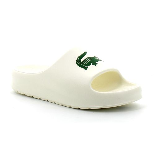 Lacoste - Claquettes Pour Homme Serve Slide 2.0 - Blanc - 40