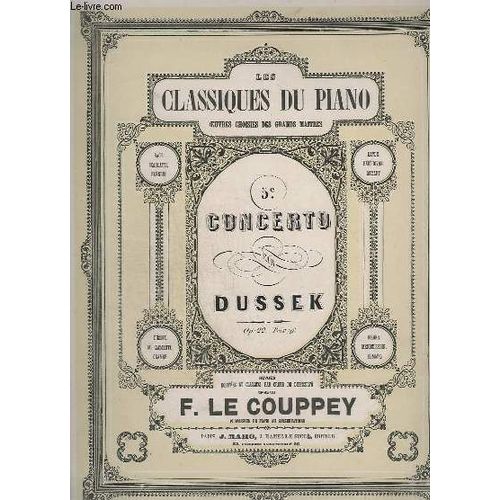 Les Classique Du Piano : 5 Ème Concerto - Op. 22.