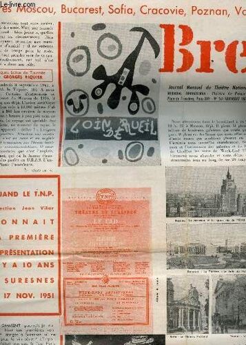 Bref - N°50 - Novembre 1961 / Apres Moscou, Bucarest, Sofia, Cracovie, Poznan, Varsovie ... / Retour A Cahillot Pour La Saison 1961-62 Etc...
