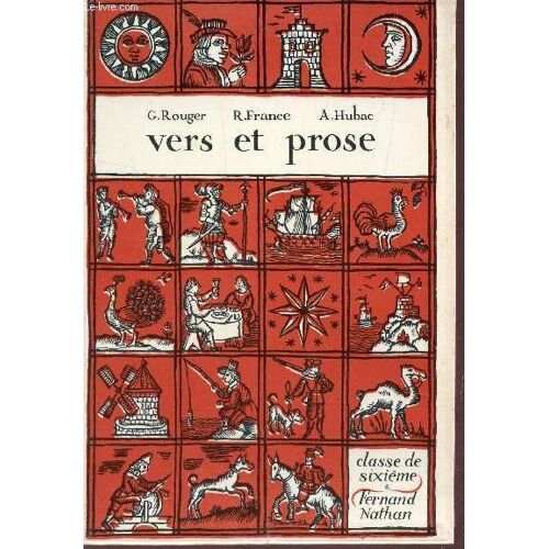 Vers Et Prose - Classe De Sixieme.