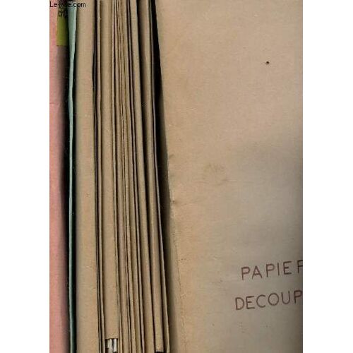 Lot De 17 Chemises De Divers Travaux Manuels : Papier, Decoupage Collage + Tissage Perles + Divers+ Poterie Emaux + Marionnettes + Vannerie + Masques + Avec Du Metal + Coquillages + Raphia + ...