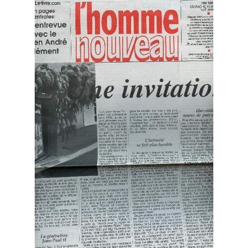 L'homme Nouveau - Hn 1062 - 18 Avril 1993 / Une Entrevue Avec Le Doyen Andre Clement / Une Invitation / Cambodge : Le Scandale Unusien / Unefrance Qui Ressuscite / La 1ere Sainte Du Chili / ...