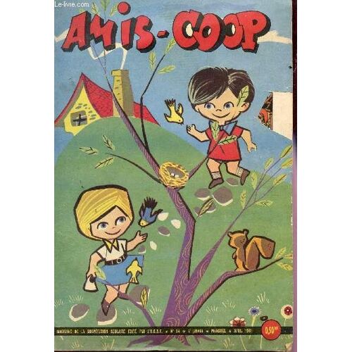 Amis-Coop - N°34 - 5e Annee - Avril 1961 / L'ambassadeur Invisible - Les Philatelistes - Renoir, Peintre Des Enfants - La Grande Peche - Un Gentil Petit Tablier - Buffalo Bill - Au Soleil De ...