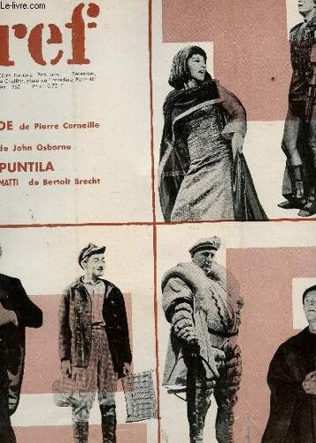 Bref - N°82 - Janvier 1965 / Nicomede - Luther - Maitre Puntila Etc...