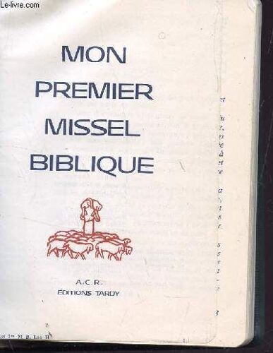 Mon Premier Missel Biblique.