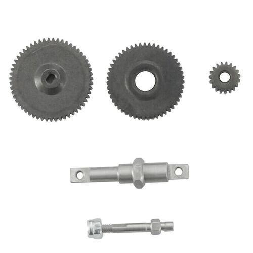 Metal Transmission Gearbox Gear With Shaft For Axial Scx24 90081 1/24 Rc Crawler Car Upgrade Parts