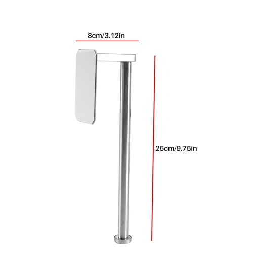 Kitchen Roll Paper Self Adhesive Wall Mount Toilet Paper Holder Stainless Steel Bathroom Tissue Tow