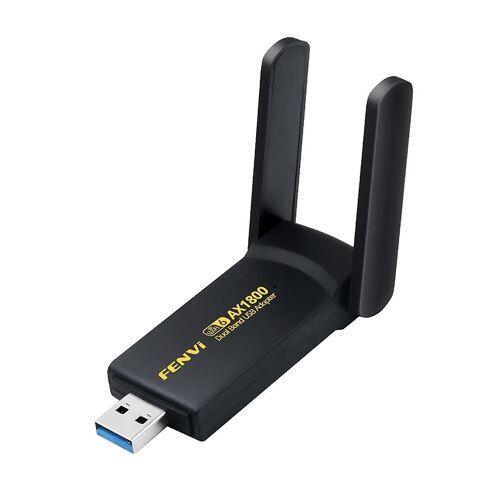 AX1800 Wireless Network Card WiFi 6 USB Dongle 1800Mbps Dual Band 2.4G/5G USB 3.0 WIFI Adapter for