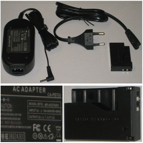 AC Adaptateur Chargeur Pour CANON ACK-E15 ACKE15 + DC Coupler DR-E15 DRE15, Canon EOS 100D, EOS Rebe