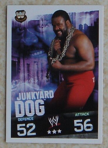 Carte Wwe Slam Attax Evolution 2009 : Junkyard Dog - Legends - Défense 52 Attaque 56 - 3 Étoiles