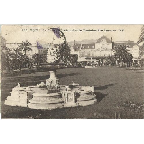 Nice - Casino Municipal - Fontaine Des Amours 1928