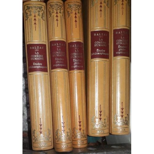 Balzac -La Comédie Humaine - Etudes Philosophiques (5 Vol ) - Edition M. Ormerai