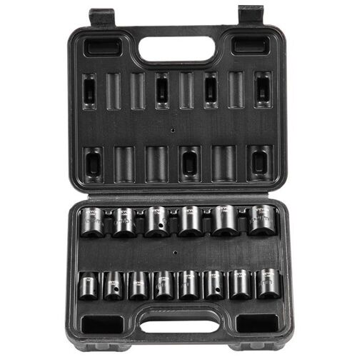 Coffret Douilles À Chocs 3/8 Pouce Métrique 7-20 Mm-Vevor-Kit Pour Clé À Cliquet 14pcs-Pour La Réparation Automobile, Atelier