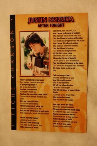 Justin Nozuka "After Tonight"