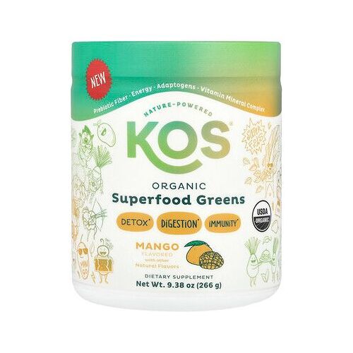 Kos, Légumes Verts Biologiques, Mangue, 266 G 