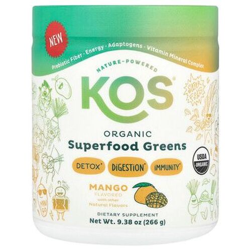 Kos, Légumes Verts Biologiques, Mangue, 266 G 