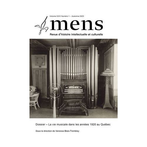 Mens. Vol. 24 No. 1, Automne 2023