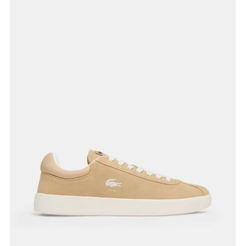 Lacoste Tennis Basses Baseshot En Suède Beige