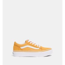 Vans - Baskets Basses Plateformes Old Skool Platform Mixtes - Jaune