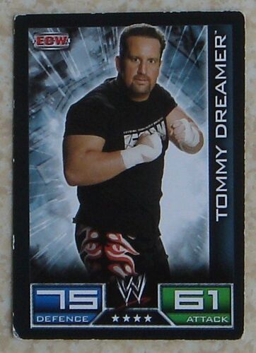 Carte Wwe Slam Attax 2008 : Tommy Dreamer - Ecw - Défense 75 Attaque 61 - 4 Étoiles