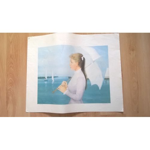 Affiche La Dame Au Parapluie