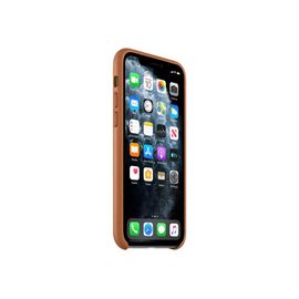 Apple - Coque De Protection Pour Téléphone Portable - Cuir - Marron Selle - Pour Iphone 11 Pro