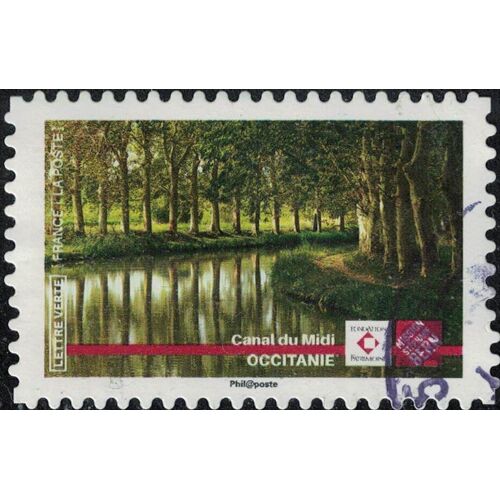 France 2019 Oblitéré Rond Used Patrimoine Canal Du Midi Occitanie Stéphane Bern Y&t 1769 Su