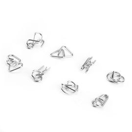 Puzzle 8pcs Casse-Tête En Métal Chinois Iq Ring Puzzle Pour Adultes Et Enfants Jouets (Version B) Dbt