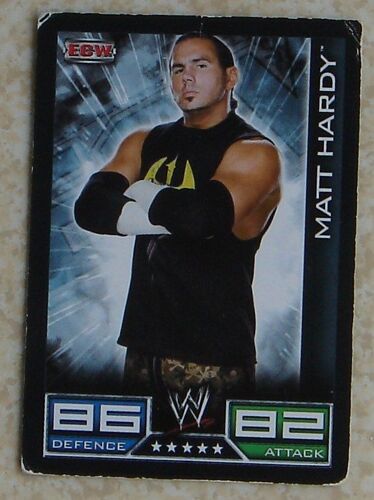 Carte Wwe Slam Attax 2008 : Matt Hardy - Ecw - Défense 86 Attaque 82 - 5 Étoiles