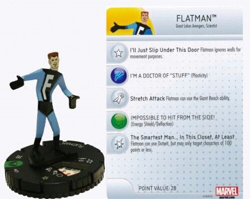 Flatman #021 Wolverine And The X-Men Marvel Heroclix