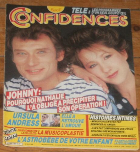 Johnny Hallyday Nathalie Baye 2p/ Michel Blanc Balasko 1p/ Michele Morgan 1/2p/ Lady Diana 1p/ Chris Canders 1p/ Ursula Andress 1p/ Carlos 1.5p/ Henri Guybet 1p/ Sophia Loren 1p/ Christopher Atkins 1p/ Bellemare 1.5p/ Deborah Shelton 1.5p/  1956