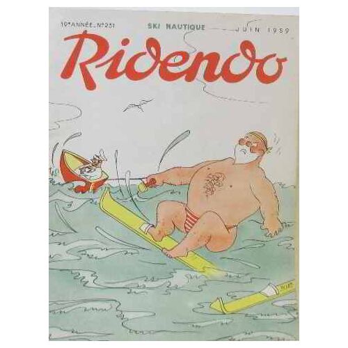 Ridendo 19 È Année N° 231 Ski Nautique Juin 1959