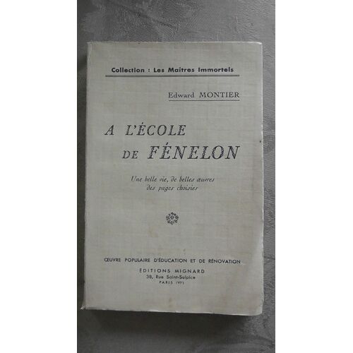 A L'ecole De Fénelon