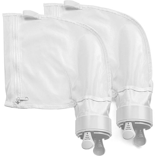 2Pcs Sacs à Limon adaptables pour Polaris 280 480 Robot Nettoyeur Piscine,Sacs filtres Nylon renforcés à Fermeture éclair Zip