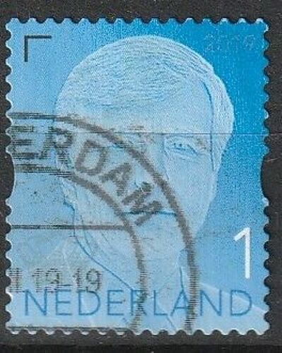 Pays-Bas, Le Roi Willem-Alexander. Timbre Oblitéré 2019 N° 3751