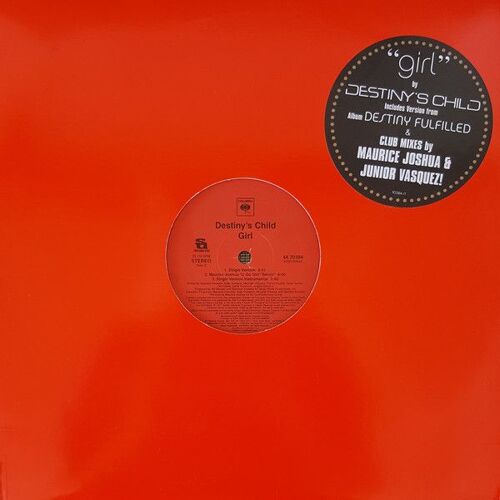 Girl (Club Mixes) (Us Maxi 12")