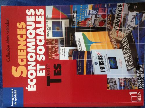 Sciences Economiques Et Sociales Terminale Es - Enseignement Se Spécialité, Edition 1995