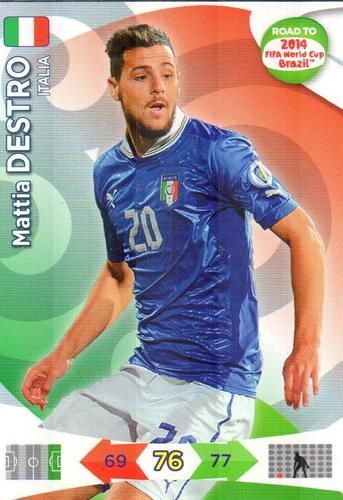 Mattia Destro -Panini Road To World Cup 2014 Adrenalyn Xl -N°126