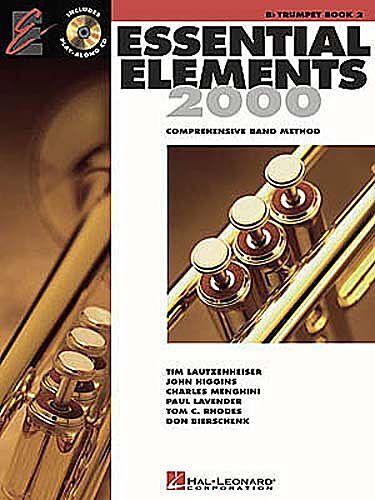 Essential Elements For Band Bb Trumpet Book 2 W/Eei Comprehensive Band Method For Beginner Trumpet Players Includes Online Learning And Play-Along Media Hal Leonard Instructional Book
