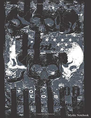 Mystic Notebook: Notebook, Diary, Planner, Oldschool, Printed, (110 Pages, Squares, 8.5x11)