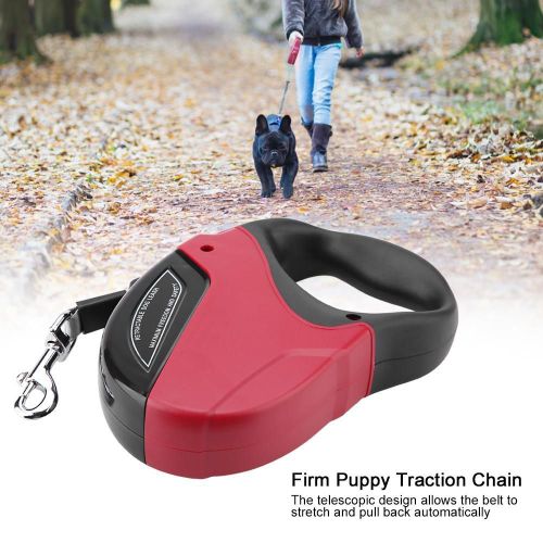Laisse Pour Chien Chaîne De Traction Pour Chiot Ferme Pour Chien Avec Laisse Rétractable Pour Chien