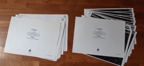 Wil Tirion - Skyatlas 2000.0 - 26 Star Charts, Covering Both Hemispheres - Desk Edition Et Field Edition