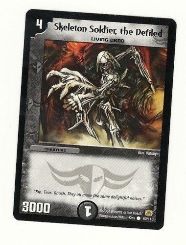 Duel Masters-Skeleton Soldier, The Defiled- 60/110-Vo