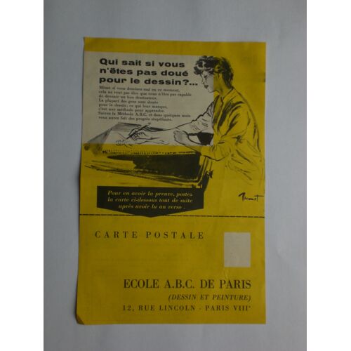 Publicité Pour Ecole A.B.C. De Paris