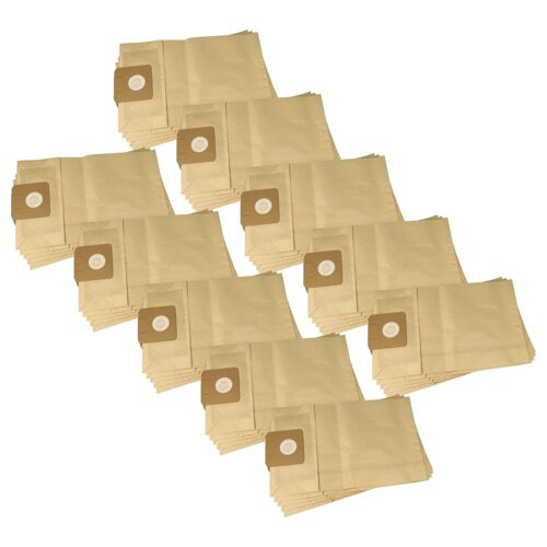 vhbw 50x Sacs compatible avec Progress Mercedes NT, Mercedes TK, P9, SB, Mercedes KS plus aspirateur - TA 1 40cm x 24cm marron