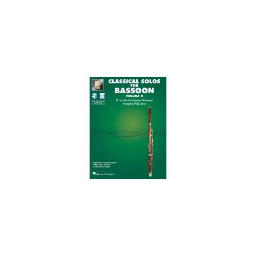 Essential Elements Classical Solos For Bassoon - Volume 2: 15 Easy Solos For Contest & Performance With Online Audio And Printable Piano Accompaniments