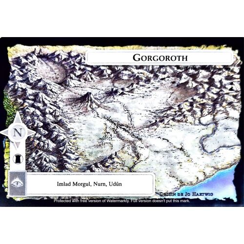 Carte Le Seigneur Des Anneaux - Gorgoroth 1996