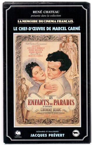 Les Enfants Du Paradis" Coffret De 2 K7 Vhs 1 Ére Et 2 Éme Époque.