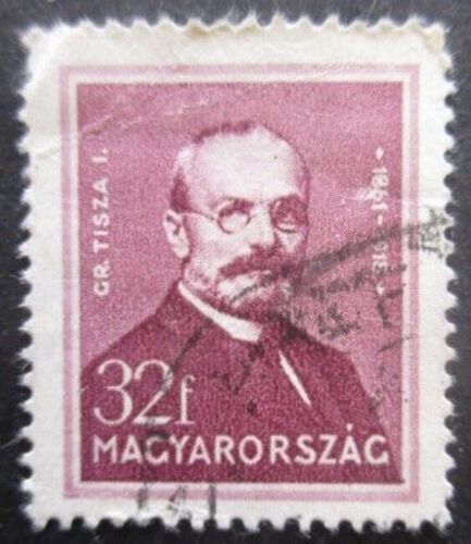 Hongrie N°457 Comte I. Tisza Oblitéré