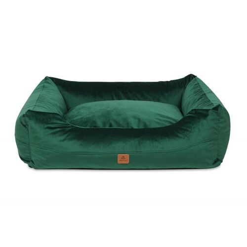 Animood Lit Pour Chien Alex Taille : L, Couleur : Vert, Matière : Welur